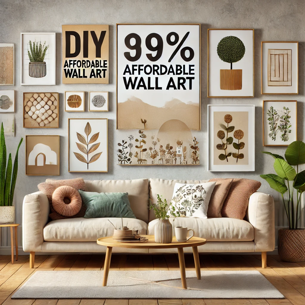 Affordable Wall Art Ideas to Decorate Your Living Room