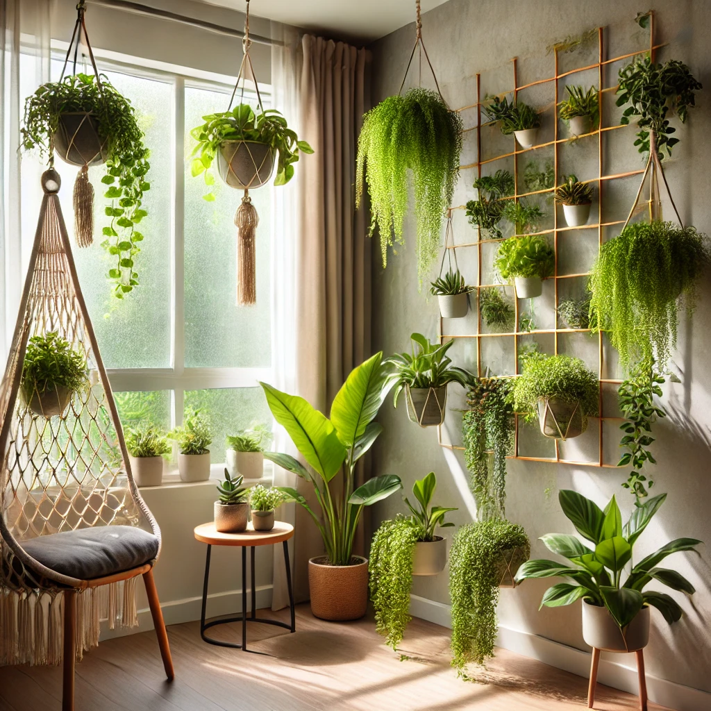 Creating Space-Saving Hanging Gardens for Small Interiors