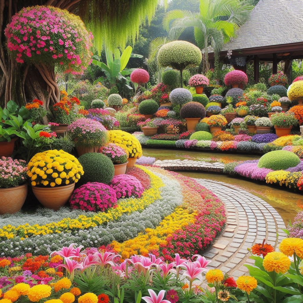 Decorating Your Garden with Colorful Flower Beds