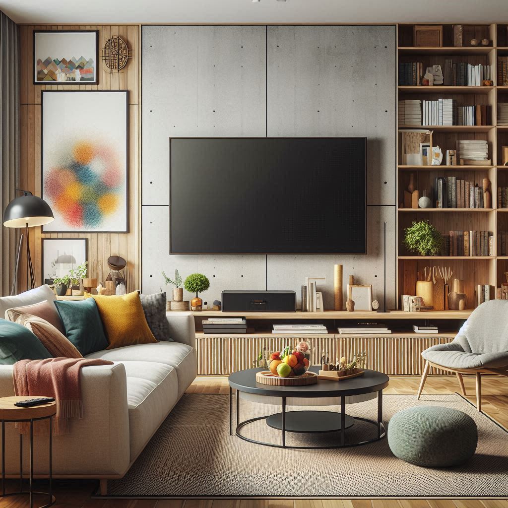 How to Decorate Around a TV for a Balanced Look