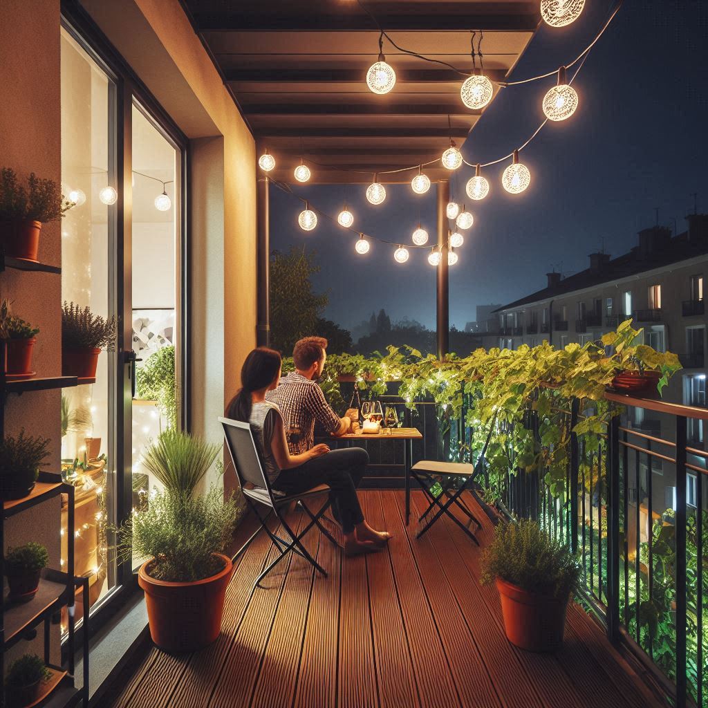 Lighting Ideas to Make Your Balcony Shine at Night