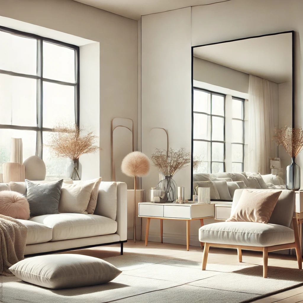 Using Mirrors to Brighten and Expand Your Living Room